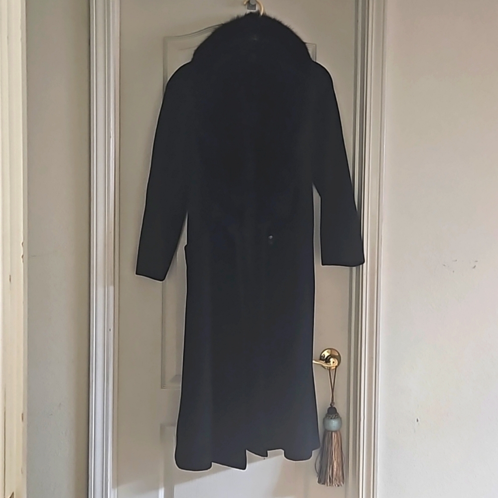 Elegant Black Trench Coat